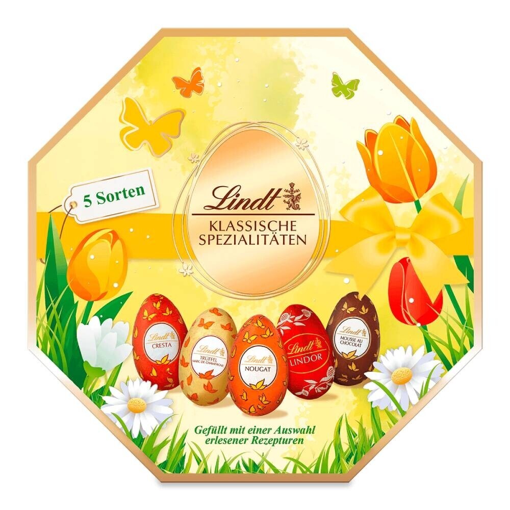 Lindt Čokoládová vajíčka Mix 5 příchutí 288 g