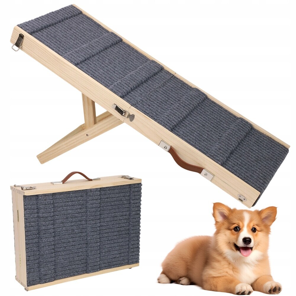 Skládací Rampa Pro Zvířata, Dřevo 35 Liber S Vysokou Trakcí