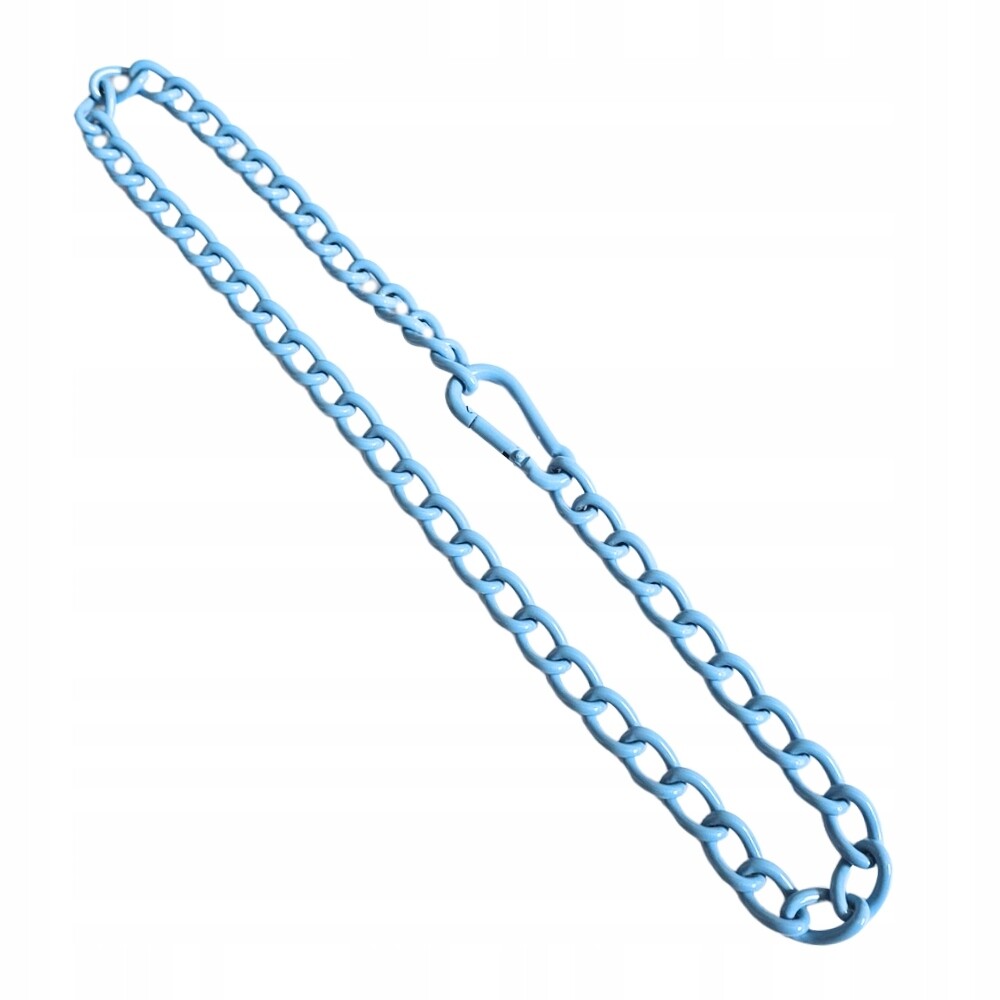 Řetízkový obojek pro psa řetízek lakovaný, modrý, nerez, 4 mm
