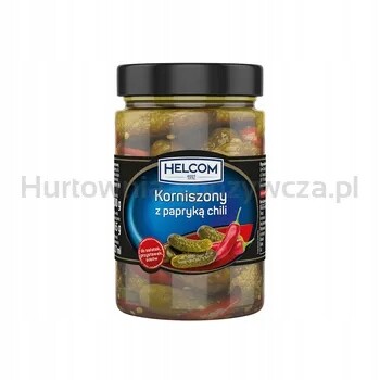 Helcom Okurky KorniŠampony s chilli papričkami 327 ml