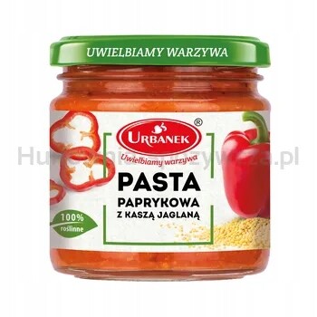 Urbanek Papriková pasta s jáhlovou kaší 180 g