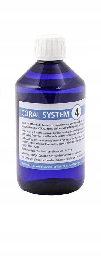 Kz Coral System Coloring Agent 4 500ML Zbarvení Korálů Modrá