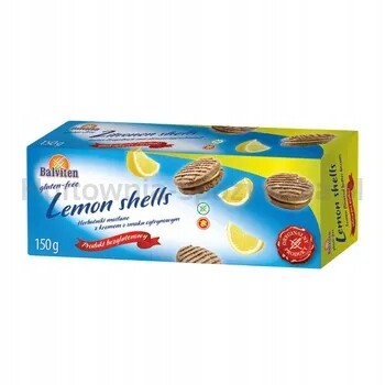 Balviten Sušenky Lemon Shells bezlepkové 150 g