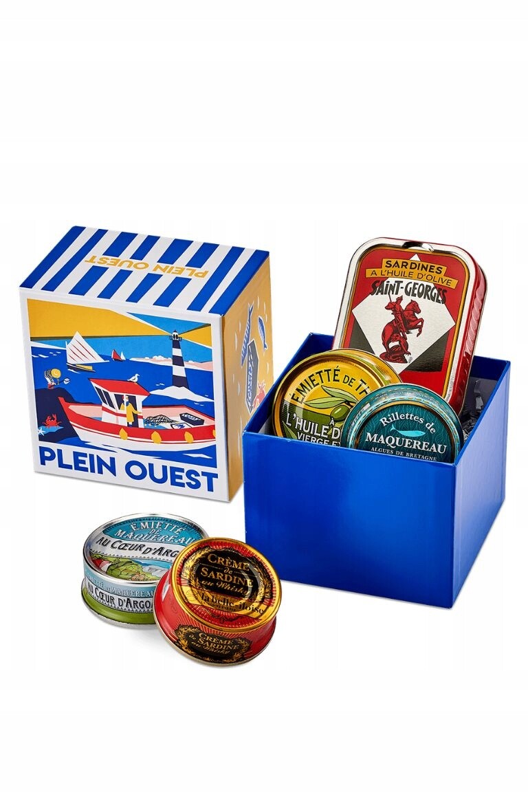 Set 5 x mix (sardinky, tuňák, makrela, paštiky) La Belle-Iloise