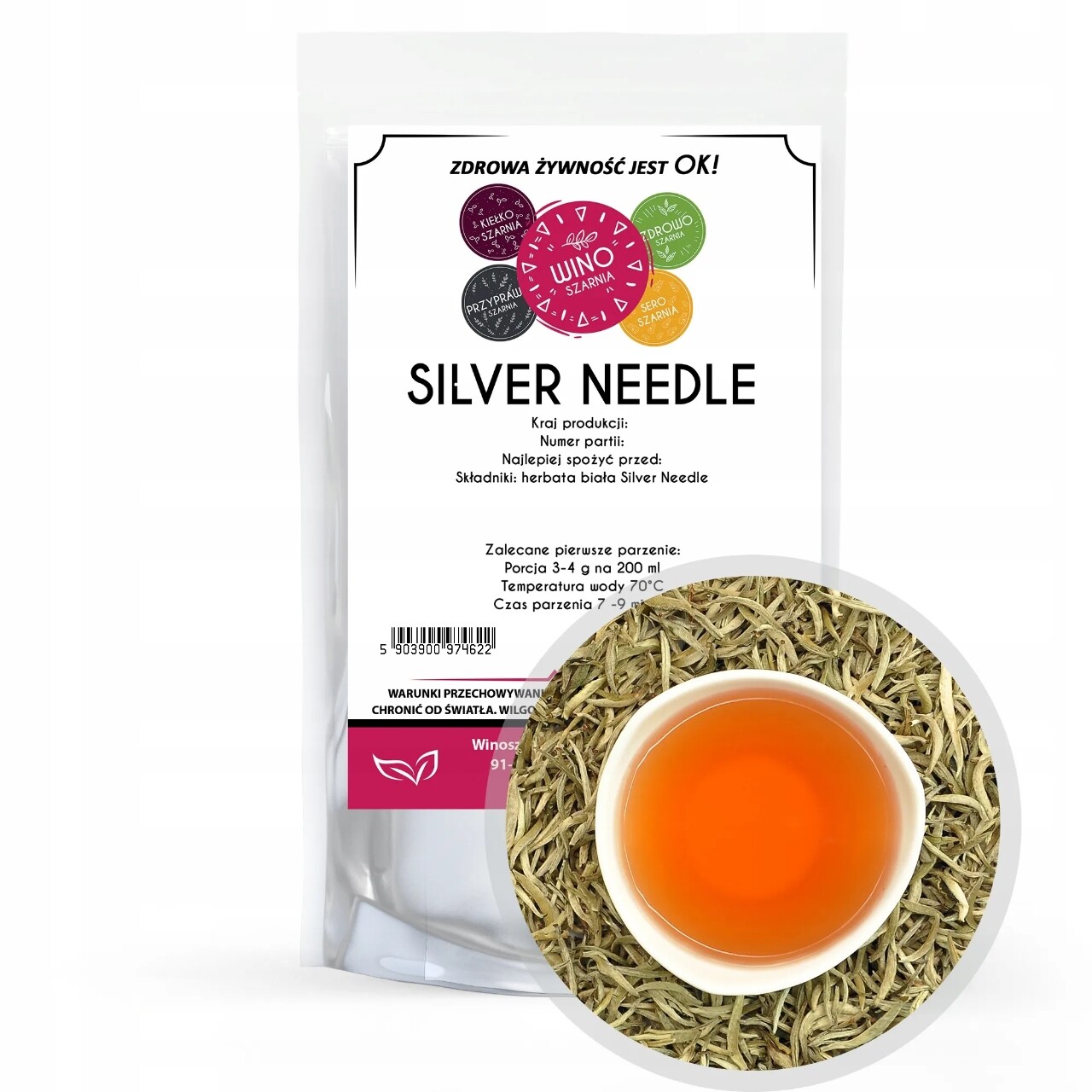 Winoszarnia Čaj Silver Needle 50 g