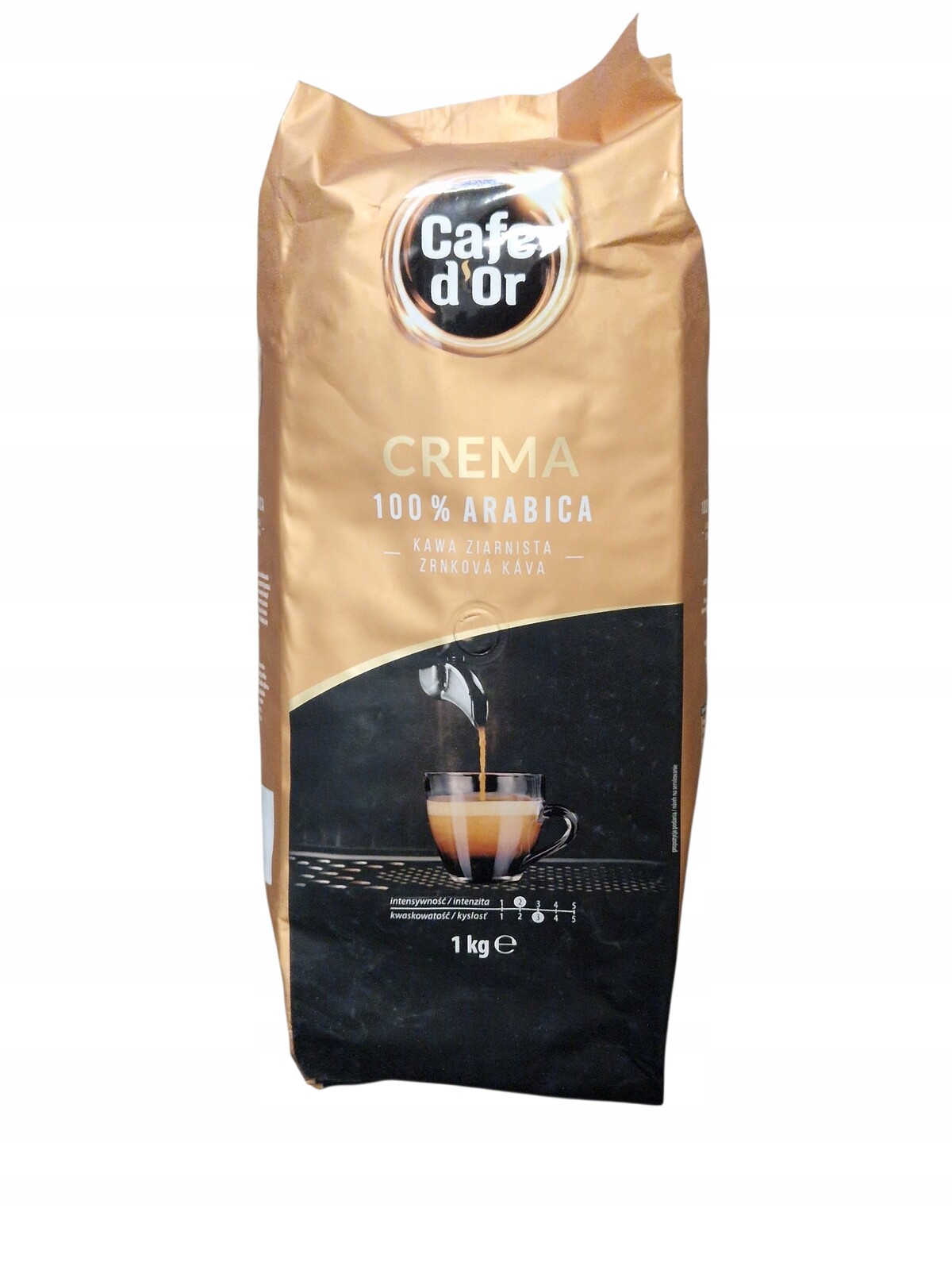 Káva zrnková Arabica Cafe d'Or Crema 1000 g