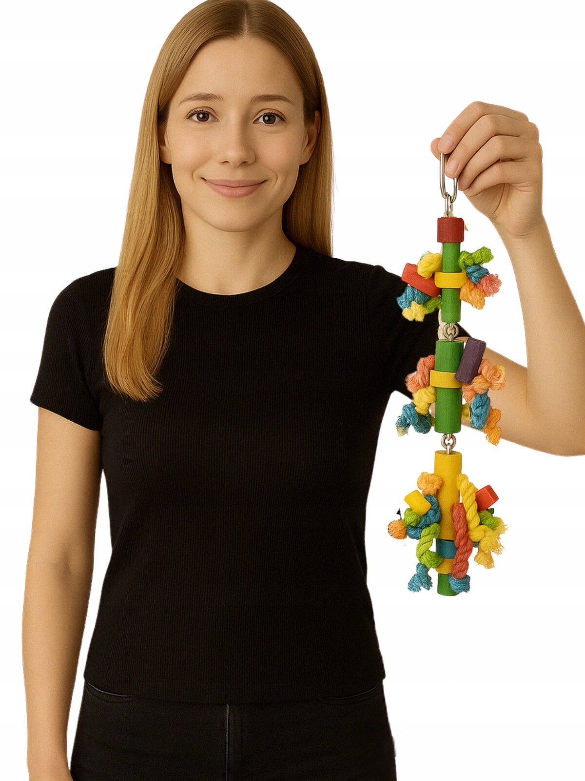 3v1 – Barevná dřevěná hračka pro všechny PaPug 61 cm