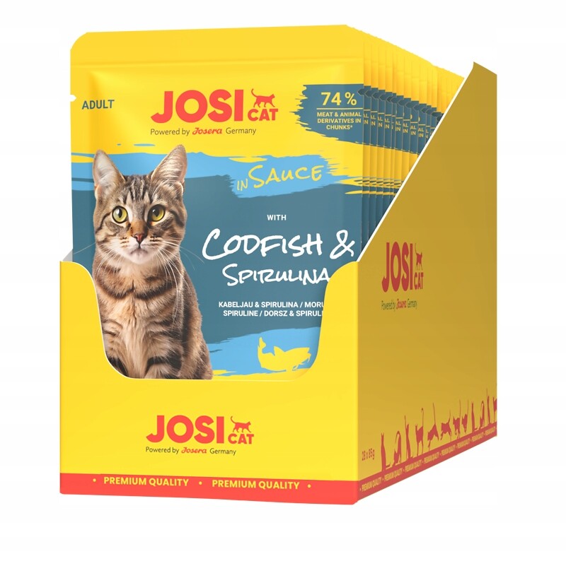 Josera JosiCat Příčesek v omáčce 28x85g Dárek