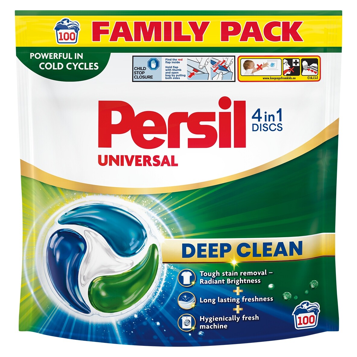 Persil Discs 4v1 Universal prací kapsle 100 praní