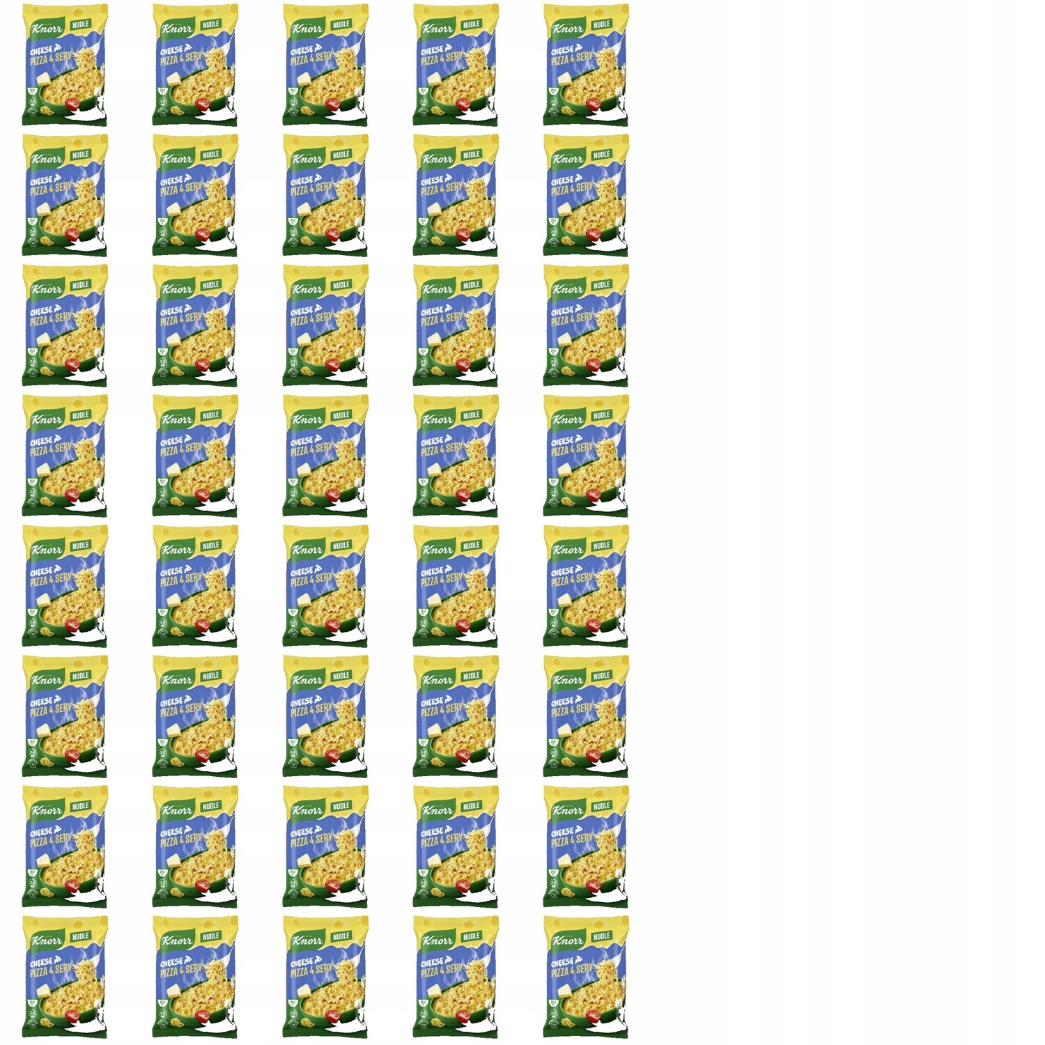 40x 64g Knorr nudle s příchutí sýrové pizzy 4 sýry Karton (Balení)