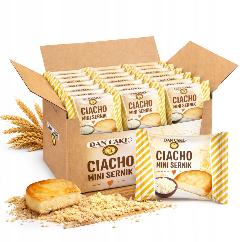 Sušenky Dan Cake Ciacho Sýrník 18x75g Sladkosti na čajovou kávu Sada