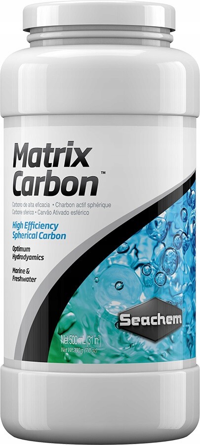 Seachem Matrix Carbon 500 ML, Výkonné Aktivní Uhlí V Granulátu