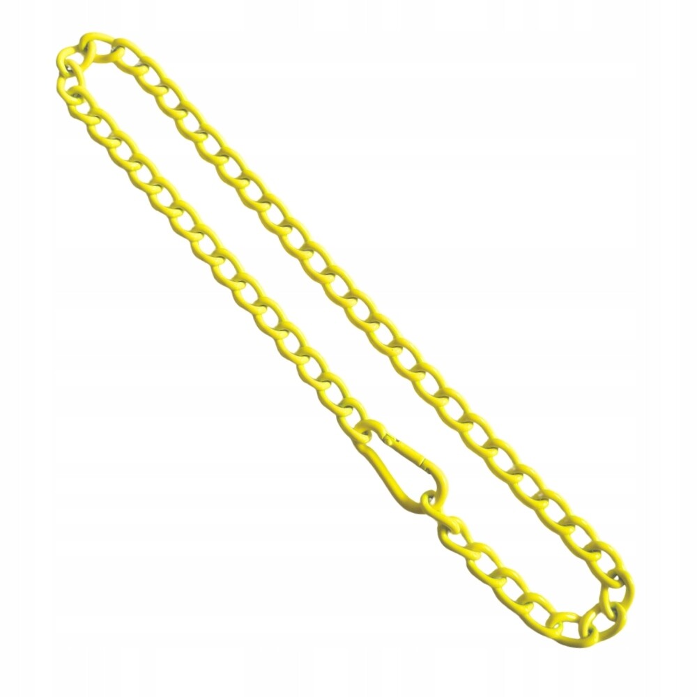 Řetízkový obojek pro psa řetízek lakovaný žlutý citronový 4 mm