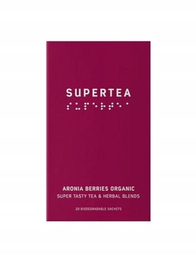 Čaj Supertea aronia, berries organic, 20 sáčků