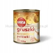 Vera Hrušky půlky v sirupu 820/460 g
