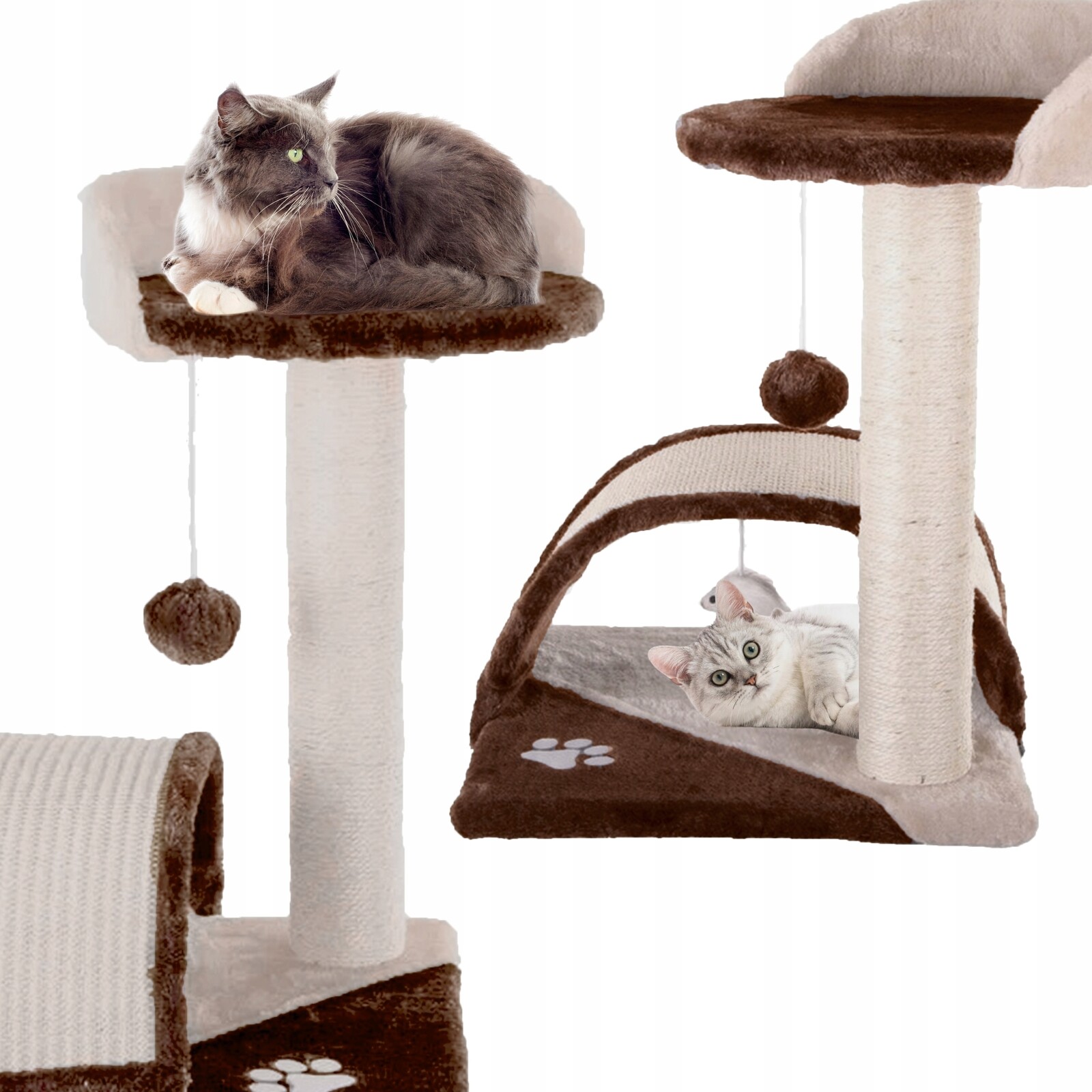 Nízký škrabák, pelíšek, škrabací sloupek Gaczoo do 60 cm