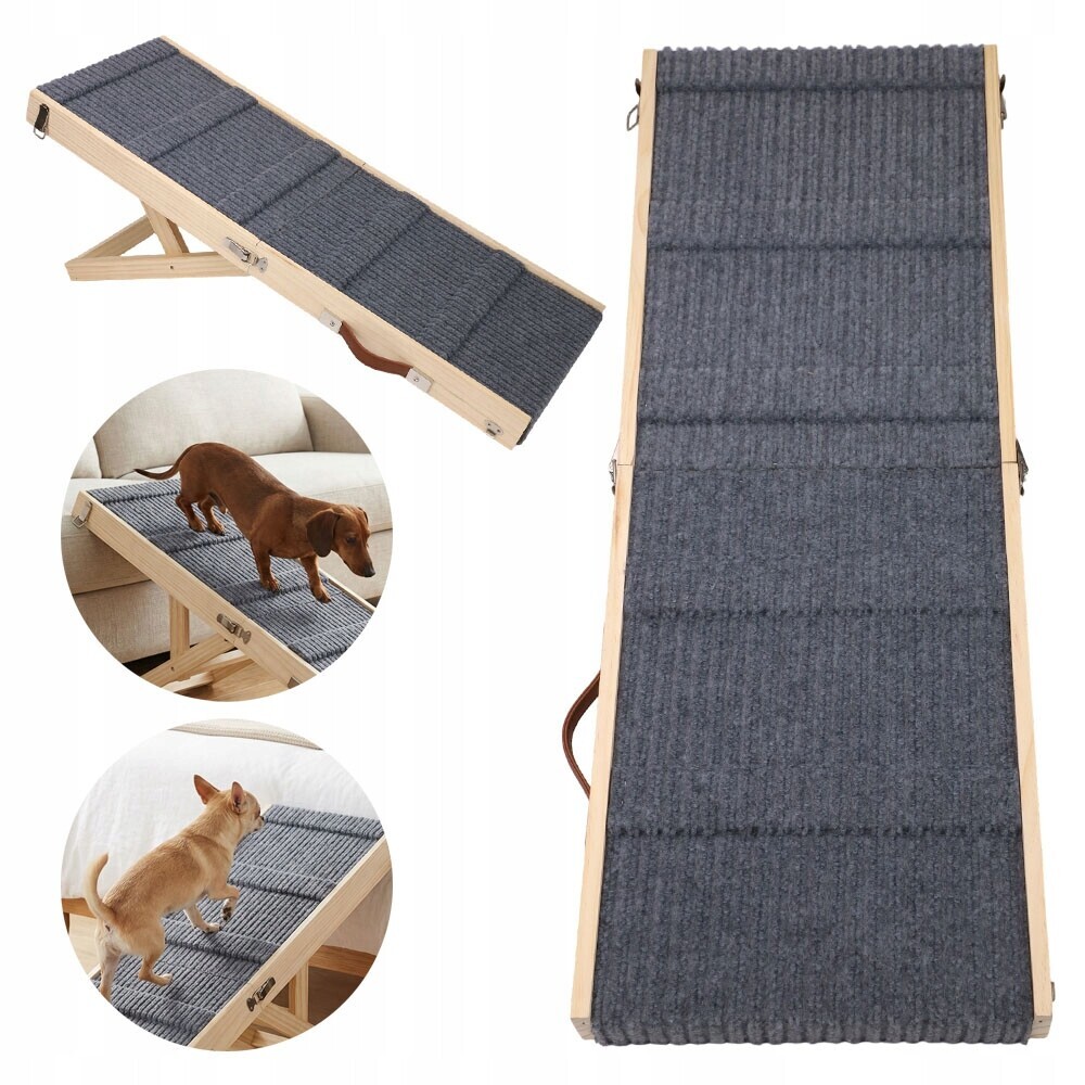 Rampa Schody Plošina Skládací vchod s protiskluzovým kobercem do 16 kg