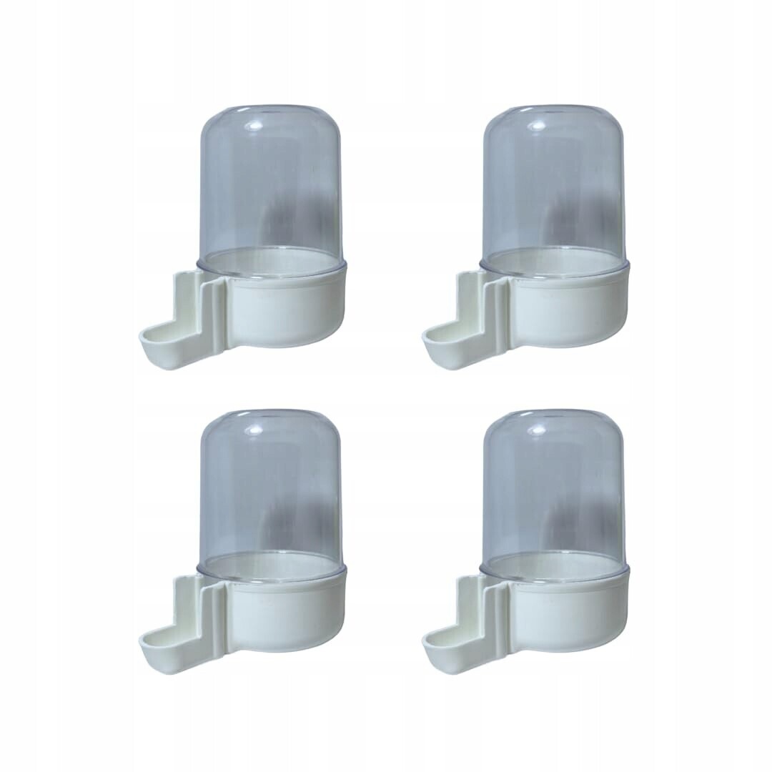 Automatický Dávkovač Napáječka pro ptáky Bílá 300 ml 4 ks