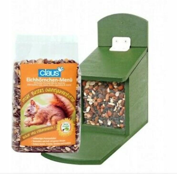 Claus Squirrel Krmítko krmivo pro veverky