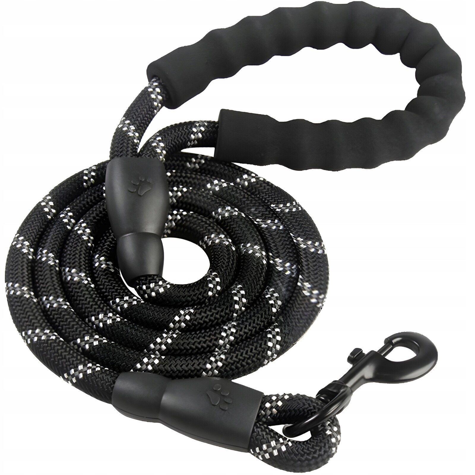 Vodítko Pro Psa, 3 Metry, Tréninkové Vodítko, Reflexní, Odolné, Černé