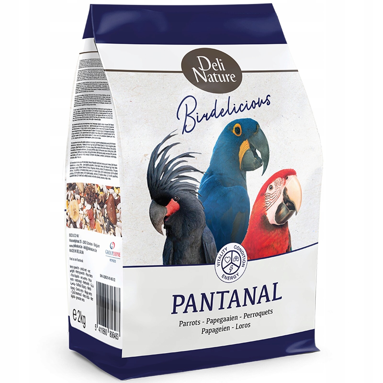Krmivo Pro Papouška Ara A Palmového Kakadu 750 G