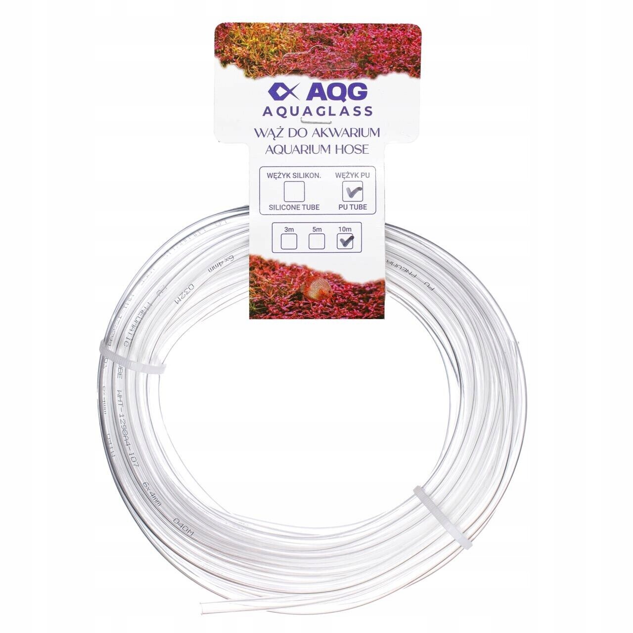 Tuhý Polyuretanový Návazec Pro Systém CO2 4/6MM 10 M, Transparentní