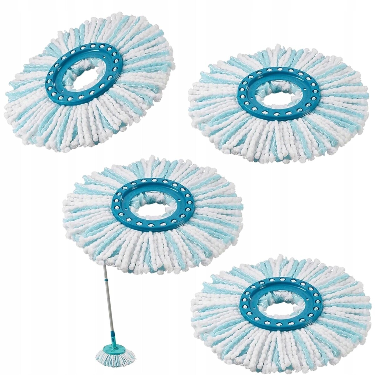 4PCS Vložka Do Mopu Kulatý Návlek Pro Leifheit Clean Twist