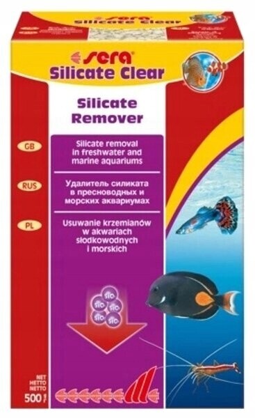 Sera Marin Silicate Clear 500G Přípravek Náplň Na Křemičitany A Fosfáty