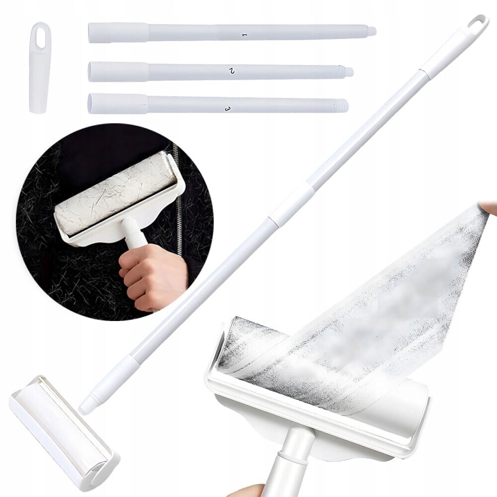 Spirálový Lepicí Roller S Trhacím Systémem, Bílý, Pro Nábytek, Prostěradla