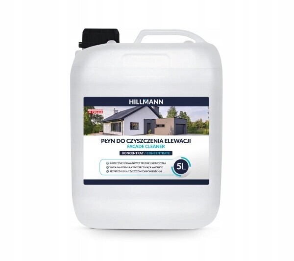 2X Tekutý přípravek Hillmann na čištění fasád AGDCHPE02 5 l