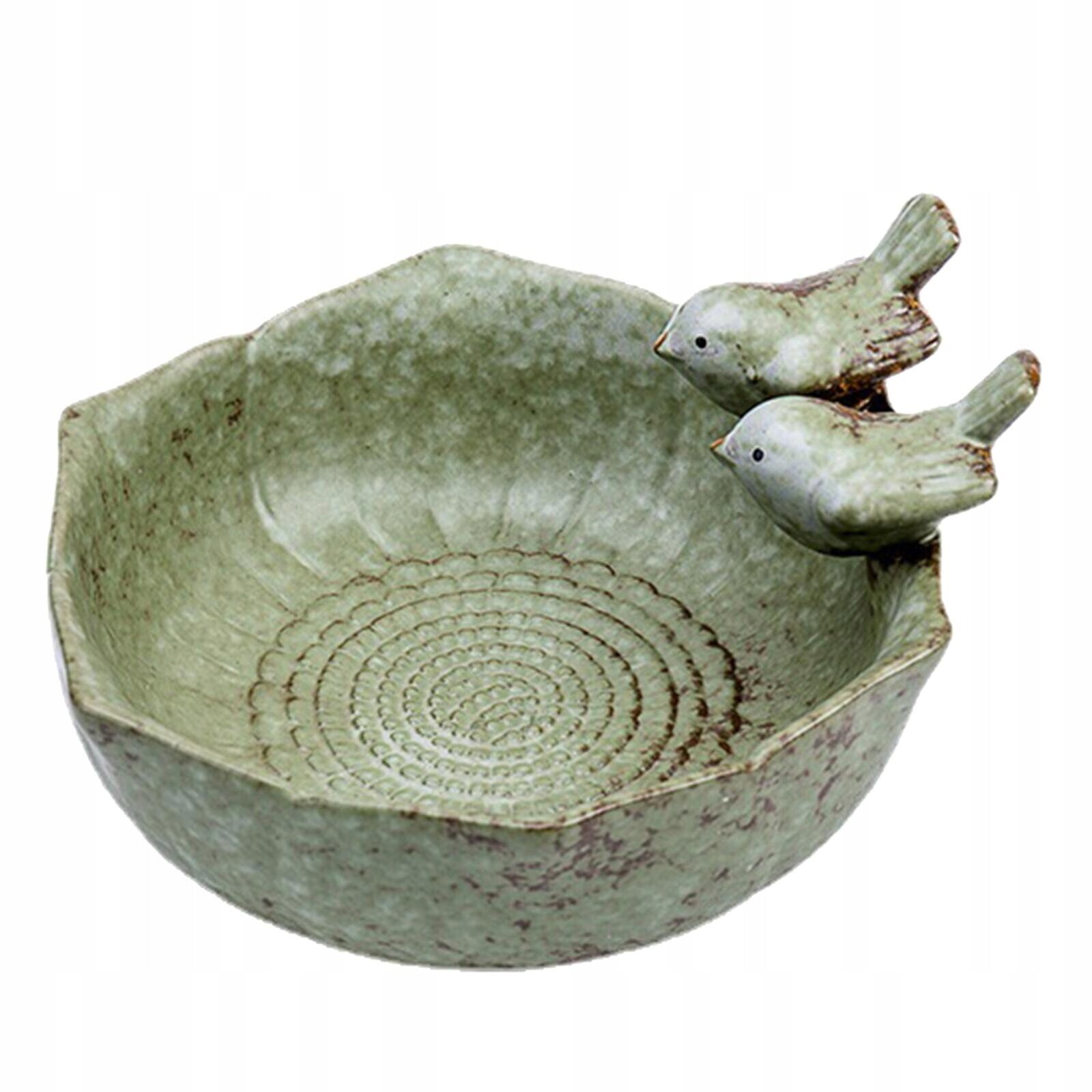 Starožitná koupel pro ptáky Dekorace zahrady Krmítko pro ptáky Socha