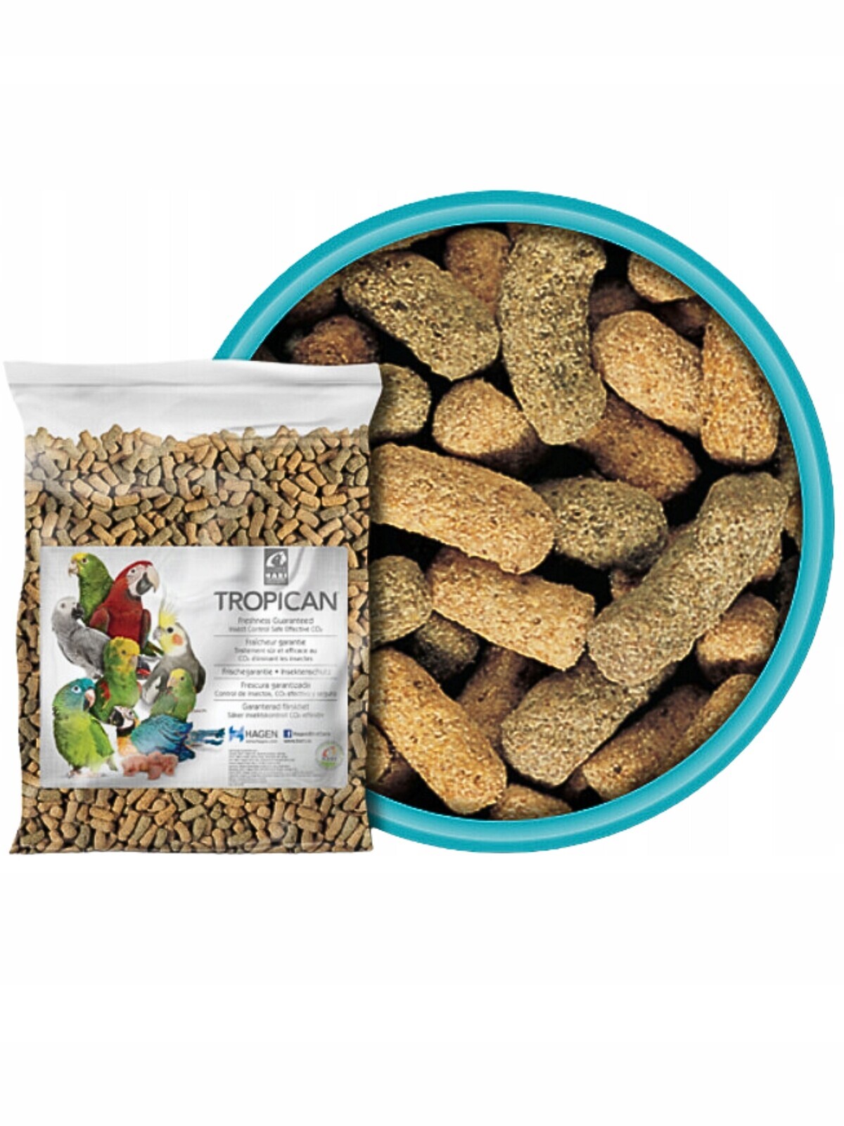 Hagen Hari Tropican Lifetime – krmivo pro každodenní stravu o hmotnosti 3,63 kg