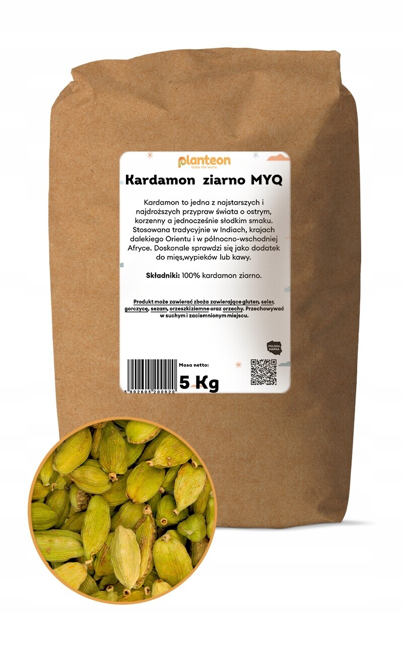 Kardamom zrno Myq 5 kg