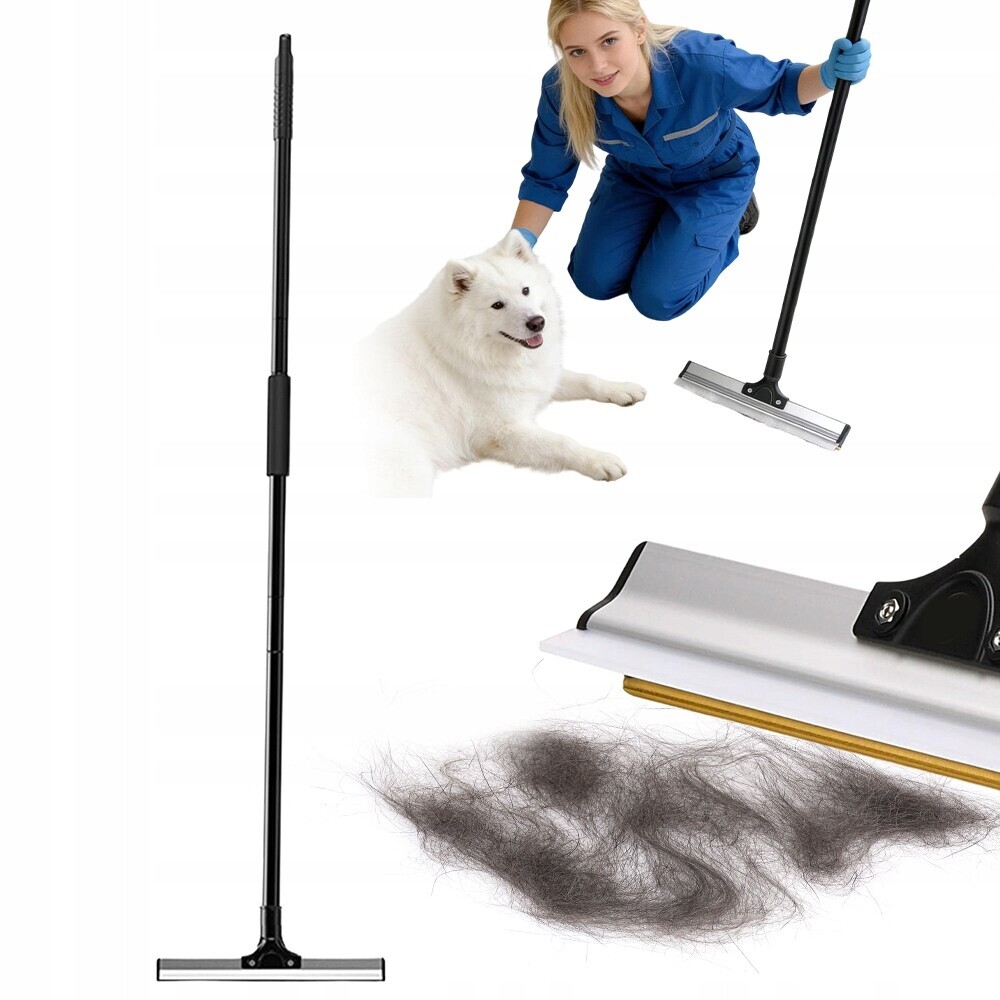 Kartáč Na Zvířecí Chlupy Gumový S Nastavitelným Úchytem 121 CM