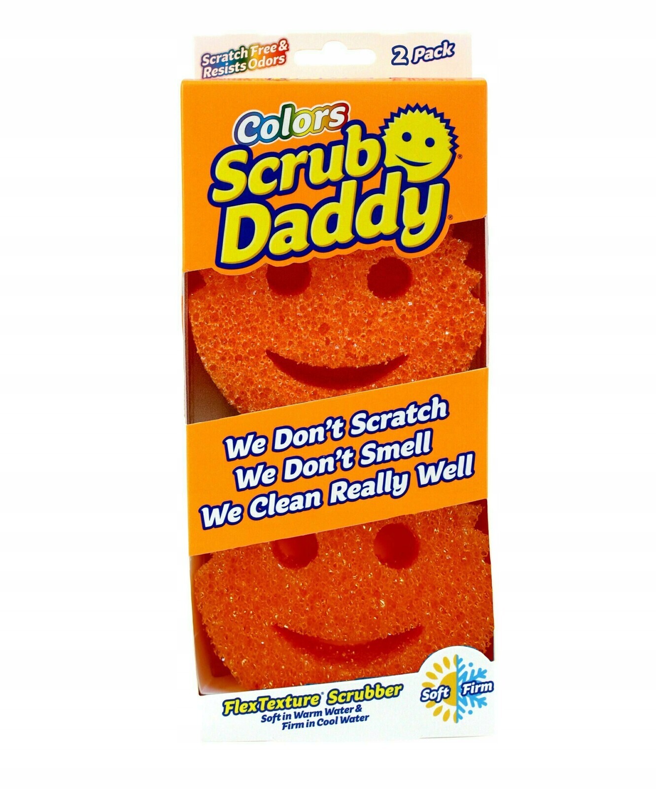 Magická houbička vlnitá, ostrá Scrub Daddy 2 ks