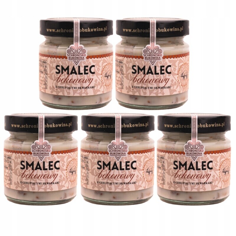 Slaninové sádlo s křupavými škvarky 190 g Schronisko Bukowina Přírodní útulek