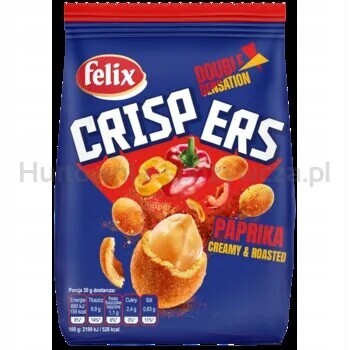 Felix Crispers Paprika s krémovou a pečenou příchutí 125 g