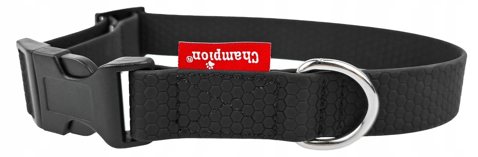 Champion Obojek pro psa gumový Pvc voděodolný 70/2,5 cm Hexa černý