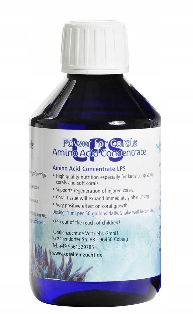 Korallen Zucht Amino Acid Lps 100ML Aminokyseliny Krmivo Pro Korály Lps