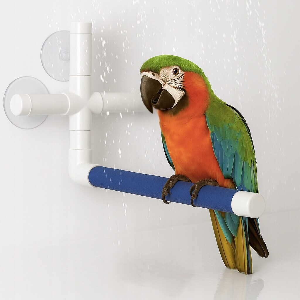 Žerď pod sprchu XL – pro velké papoušky