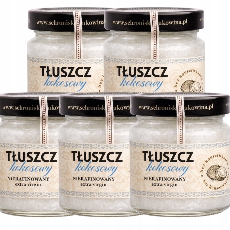 Kokosový olej nerafinovaný 212 ml Schronisko Bukowina pro vegany