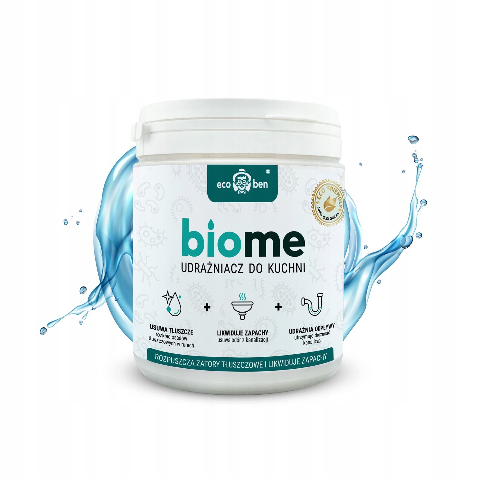 BioMe Dráždidlo do kuchyně Biologické tuky Zbytky Čistírna 500 g