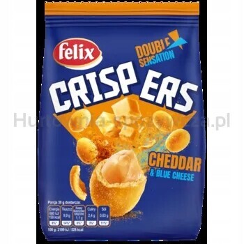 Felix Crispers Paprika Cheddar & Blue Cheese 125 G