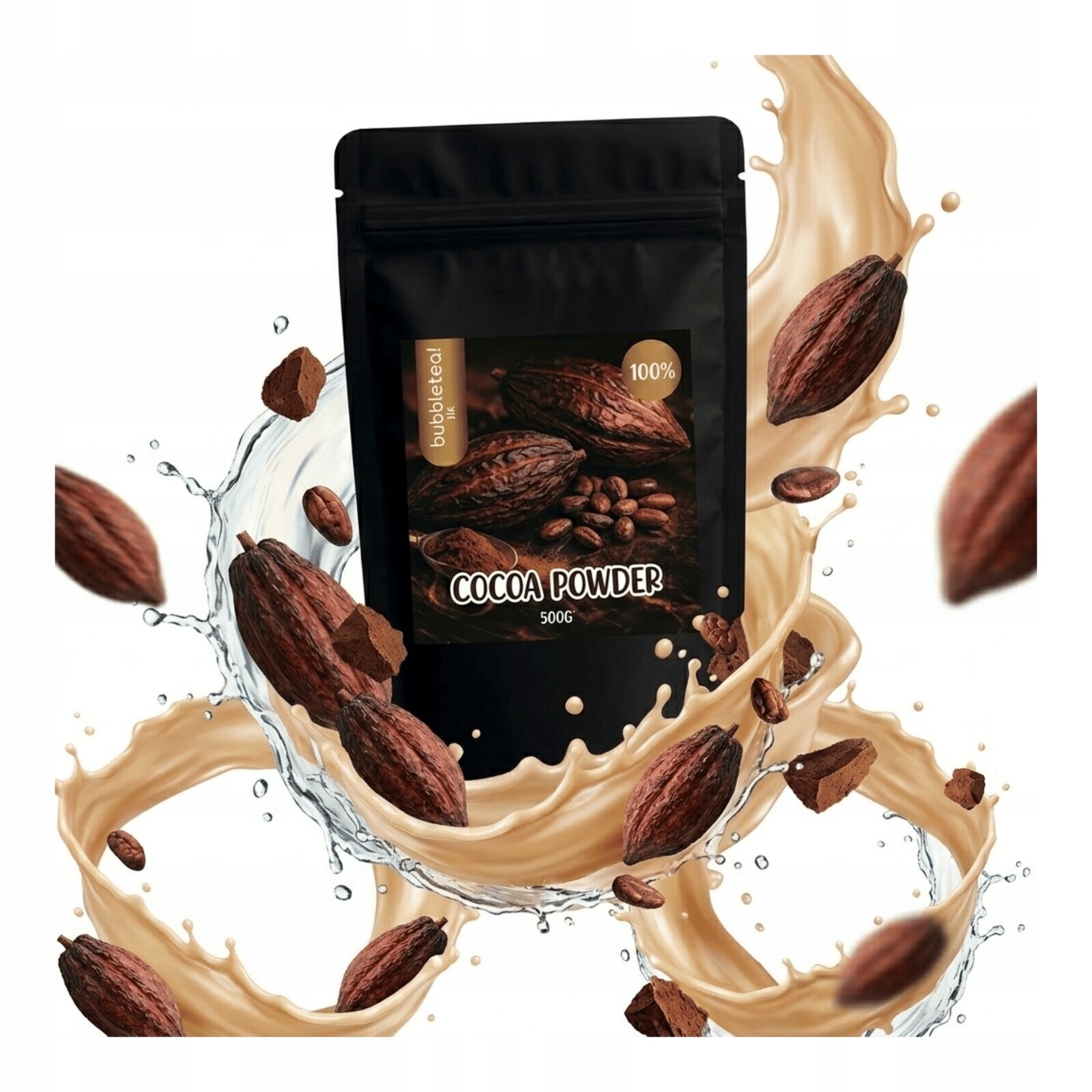 Kakao v prášku Premium 100% čisté přírodní pravý pudr Tchaj-wan 500 g