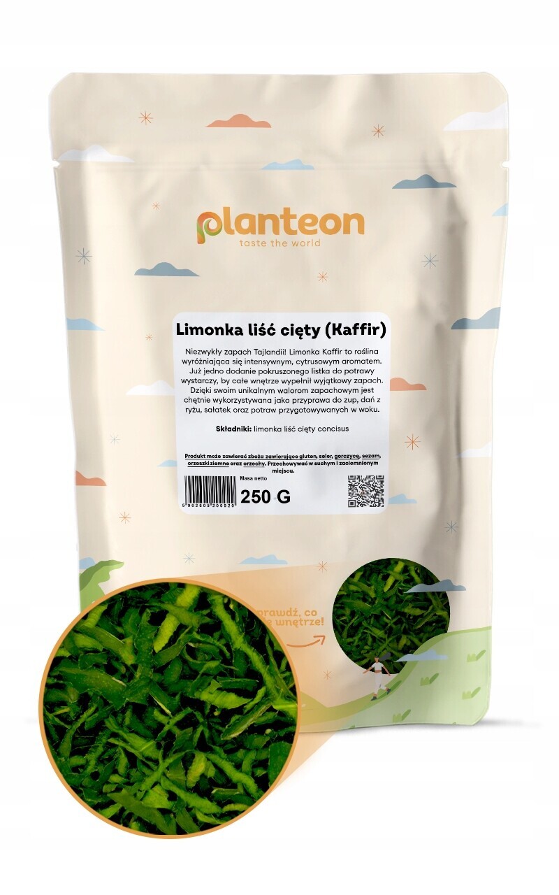 Limetka řezaný list (Kaffir) 250 g