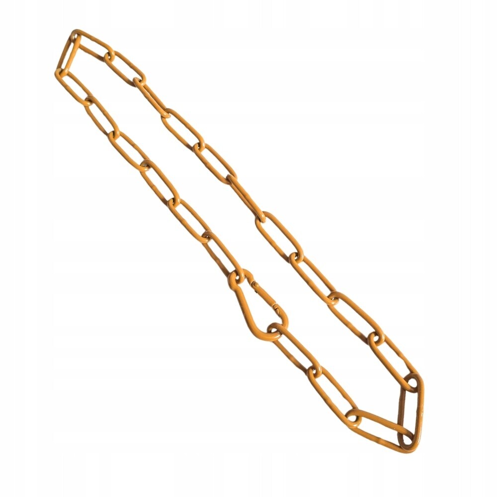Řetízkový obojek pro psa řetízek lakovaný, karamelový, nerez, 4 mm