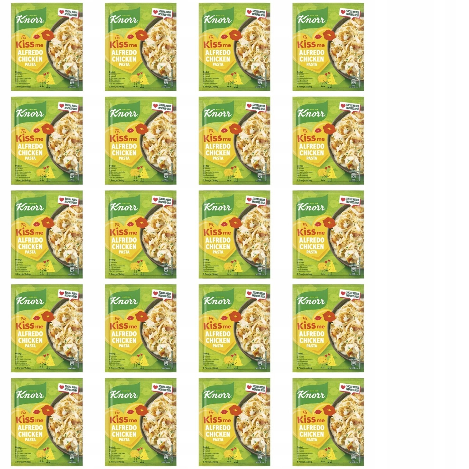20 x 42 g Knorr alfredo chicken pasta Karton
