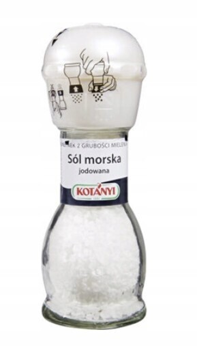 Kotanyi Mlýnek Mořská sůl jodovaná 4x92g