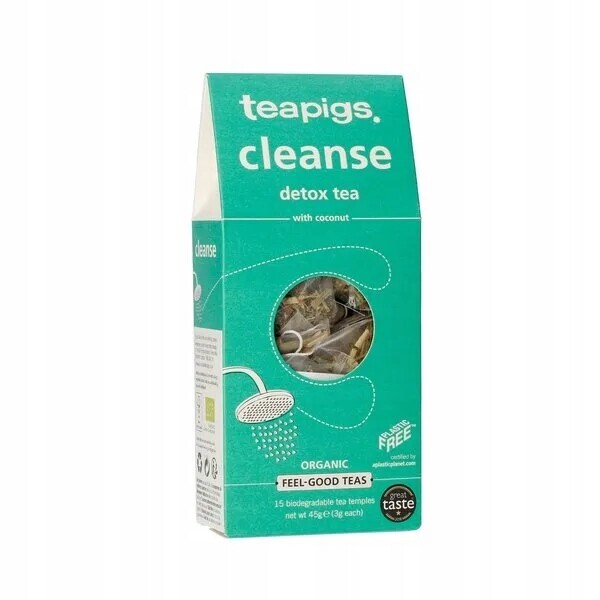 teapigs Cleanse Detox Tea 15 pyramidek