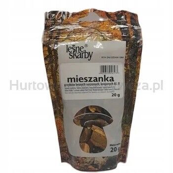 Leśne Skarby Směs sušených lesních hub třída II 20 g